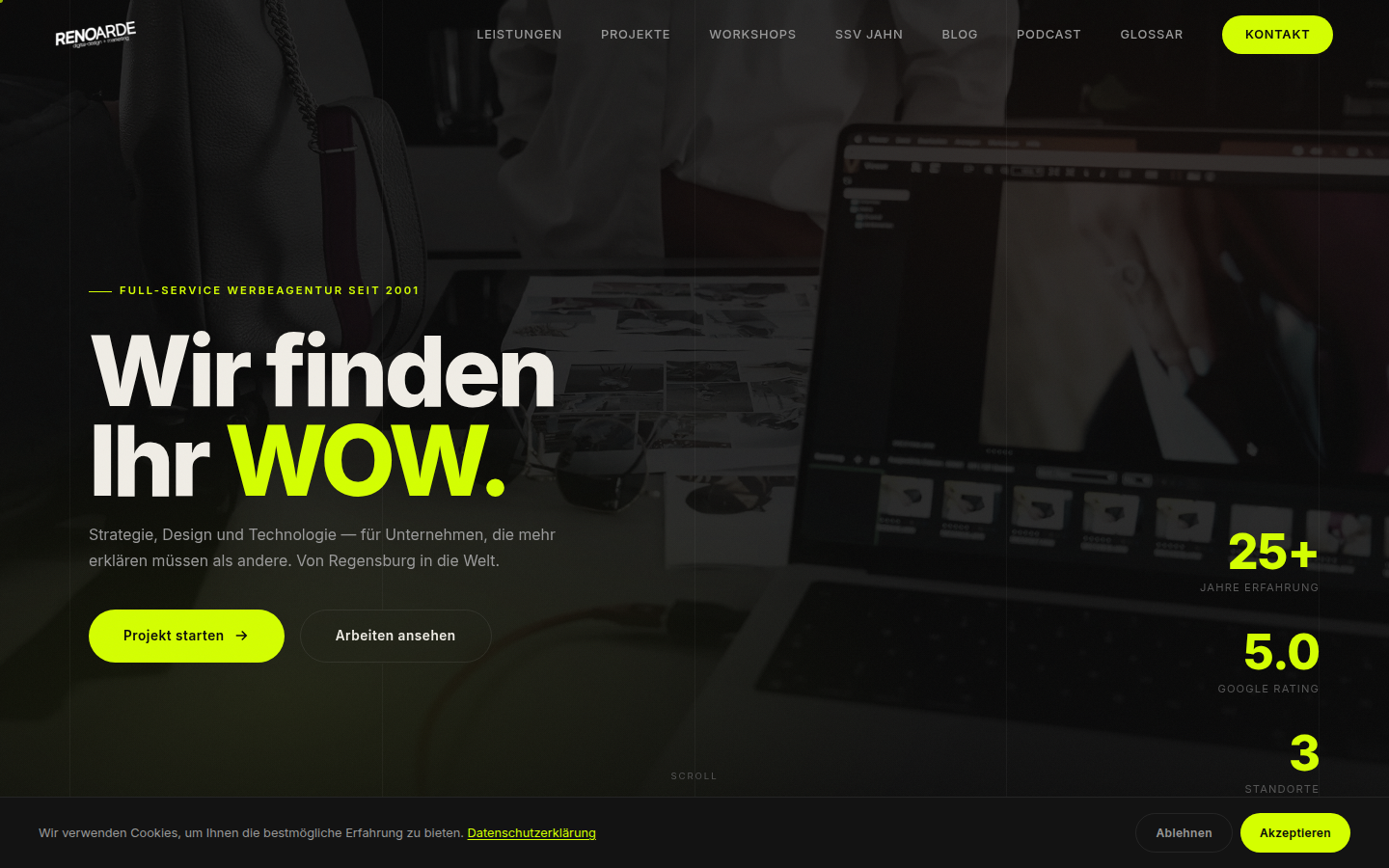 RENOARDE Werbeagentur - Agentur Website
